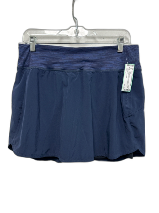 Outdoor Voices Size L Navy Blue Polyester & Spandex Elastic Waist Tennis Skort Navy Blue / L