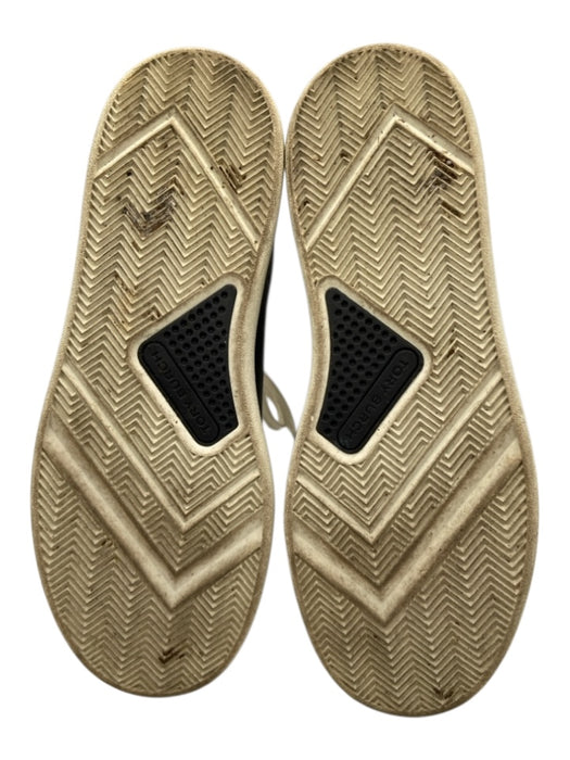 Tory Burch Shoe Size 7 Black & White Leather Low Top Lace Up Sneakers Black & White / 7