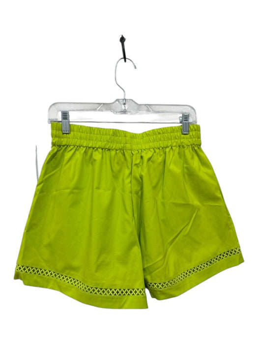 Alden Adair Size S Green Nylon Blend Elastic Waist Cut Outs Shorts Green / S