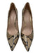 Stuart Weitzman Shoe Size 7 Beige & Brown Python Snake Print Pointed Toe Pumps Beige & Brown / 7