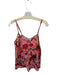 Dylan Size XS Coral & Multi Cotton Spaghetti Strap V Neck Floral Top Coral & Multi / XS