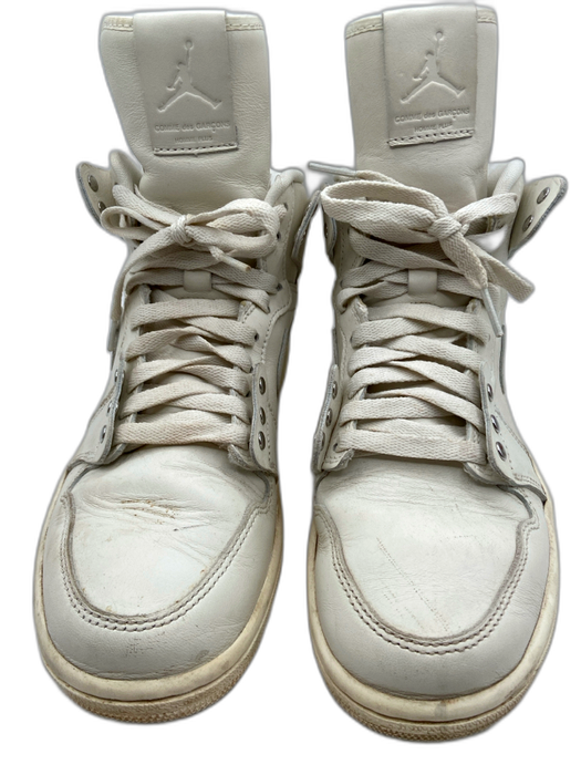 Nike Shoe Size 6.5 White Leather Sneaker High Top Lace Up Shoes White / 6.5