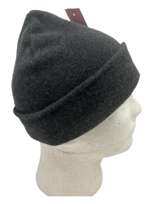 Moncler Gray Wool Solid Beanie Men's Hat Gray