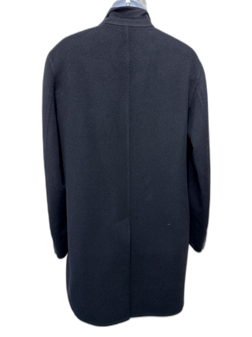 Dior Size 52 Black Cashmere Solid Overcoat Men's Jacket Black / 52