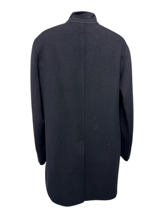 Dior Size 52 Black Cashmere Solid Overcoat Men's Jacket Black / 52