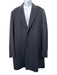 Dior Size 52 Black Cashmere Solid Overcoat Men's Jacket Black / 52
