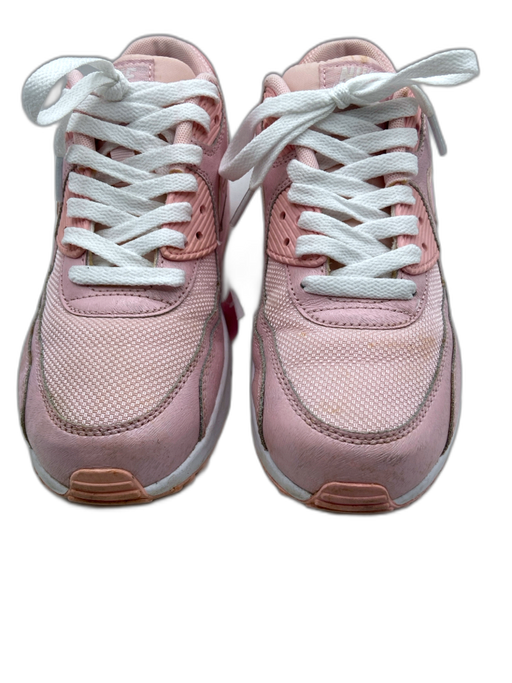 Nike Shoe Size 6.5Y Light Pink Leather Synthetic Round Toe Lace Up Sneakers Light Pink / 6.5Y