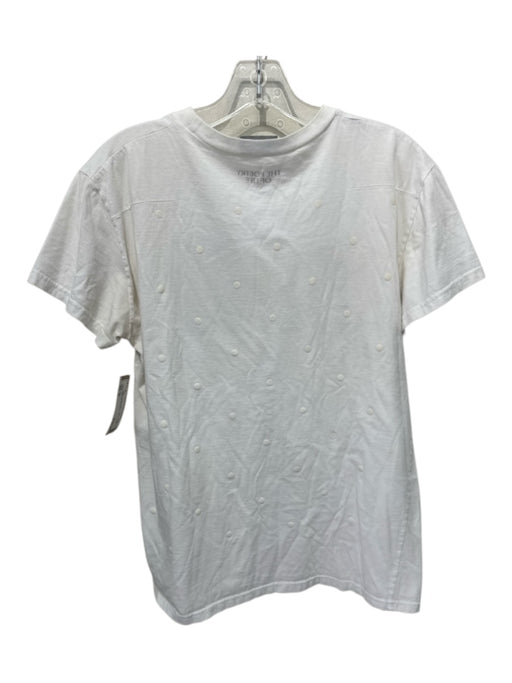 Dior Size M White & Multi Cotton Graphic T Shirt Polka dot Top White & Multi / M