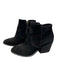 Treasure & Bond Shoe Size 7.5 Black Leather Block Heel Pointed Toe Boots Black / 7.5