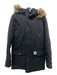 Carhartt Size S Black Nylon Blend Zip Pockets Faux Fur Hood Coat Black / S