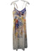 En Saison Size S White, purple & multi Lyocell blend Floral Tie Strap Dress White, purple & multi / S