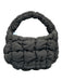 COS Black Top Handle Puffer Zip Close Bag Black / Mini