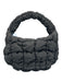 COS Black Top Handle Puffer Zip Close Bag Black / Mini