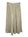 COS Size 34 Cream White Cotton High Rise Pockets Wide Leg Cropped Pants Cream White / 34