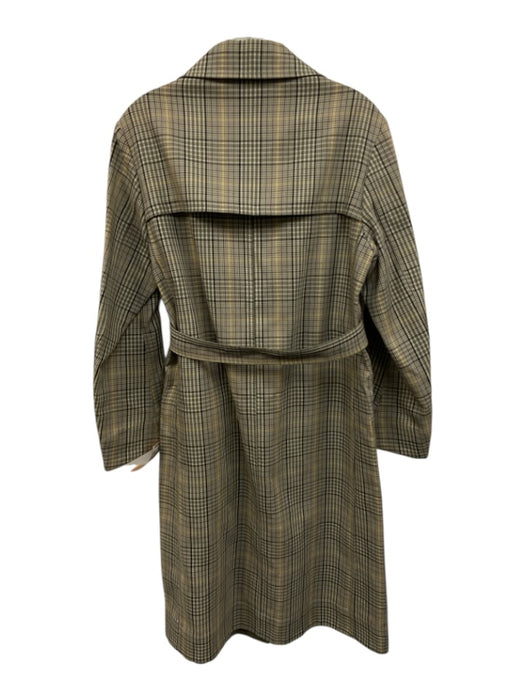 FRONTROW X RECTO Size XXS Olive & Cream Cotton Blend Plaid Reversable Jacket Olive & Cream / XXS