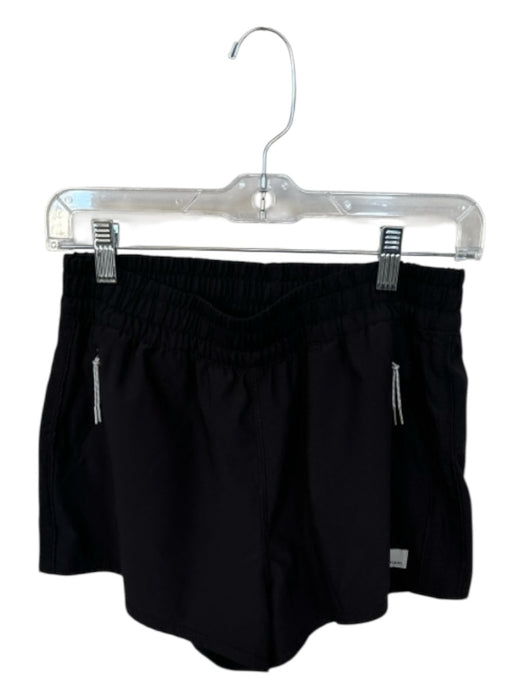 Vuori Size M Black Recycled Polyester Blend Drawstring Athletic Shorts Black / M