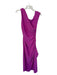 Elliatt Size S Purple Polyester Sleeveless Gathered Side Slit Gown Purple / S