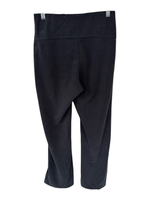 Lululemon Size 6 Charcoal Recycled Polyester Blend Waist Band Ribbed Flare Pants Charcoal / 6