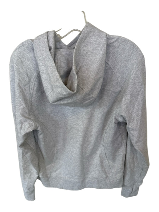 Lululemon Size 6 Light Gray Cotton Blend Hood Heathered Kangaroo Pocket Hoodie Light Gray / 6