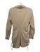 Sovere / Size S Beige Cotton Collared Button Up Long Sleeve Cinch Sides Dress Beige / S