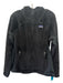 Patagonia Size L Black Polyester Fleece Zip Up Hooded Jacket Black / L