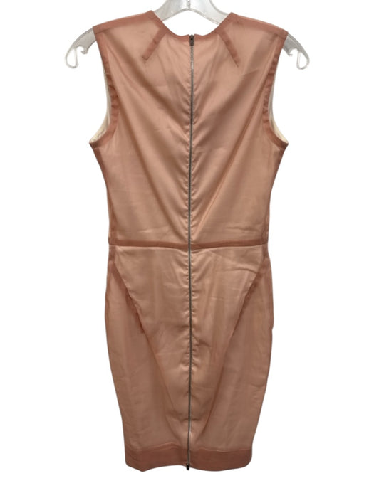 Victoria Beckham Size Est XS/S Light Pink Sleeveless Back Zip Lined Dress Light Pink / Est XS/S