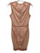 Victoria Beckham Size Est XS/S Light Pink Sleeveless Back Zip Lined Dress Light Pink / Est XS/S