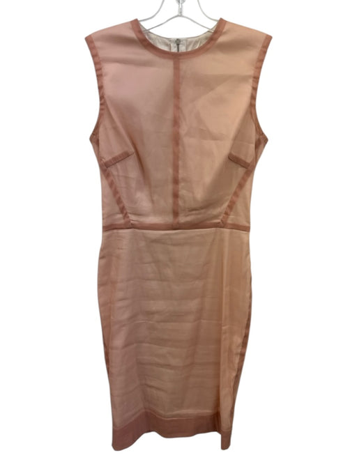 Victoria Beckham Size Est XS/S Light Pink Sleeveless Back Zip Lined Dress Light Pink / Est XS/S