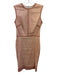 Victoria Beckham Size Est XS/S Light Pink Sleeveless Back Zip Lined Dress Light Pink / Est XS/S