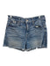 Mother Superior Size 25 Medium Wash Cotton Frayed Hem Zip Fly Mid Rise Shorts Medium Wash / 25