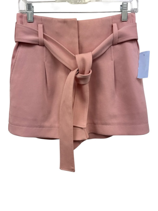 3.1 Phillip Lim Size 2 Pink Acetate & Polyester Zip Fly High Rise Pockets Shorts Pink / 2