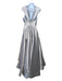 Terani Couture Size 6 Silver Gray Polyester Off Shoulder Gown Silver Gray / 6