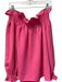 Tuckernuck Size Large Hot pink Polyester Off Shoulder Long Sleeve Top Hot pink / Large