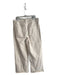 J Crew Size 32 Cream Cotton High Rise 5 Pocket Zip Fly Wide Leg Jeans Cream / 32