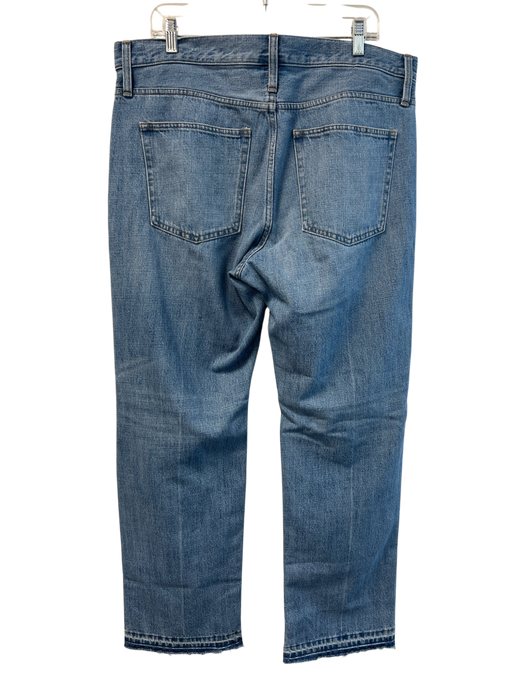 J. Crew Size 31 Light Wash Cotton High Rise 5 Pocket Zip Fly Straight Leg Jeans Light Wash / 31