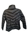 Kenneth Cole Size M Black Polyester Silver Hardware Puffer Full Zip Jacket Black / M