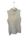 Ellison Size S Beige Polyester Blend Turtle Neck Ribbed Detail Cinched Dress Beige / S