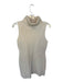Ellison Size S Beige Polyester Blend Turtle Neck Ribbed Detail Cinched Dress Beige / S