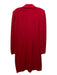 St. John Collection Size 8 Red Wool Blend Button Down Gold Buttons Dress Red / 8