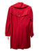 Michael Michael Kors Size S Red Cotton Blend Double Breast Pockets Trench Coat Red / S