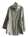 Sam Edelman Size M Green Polyester Long Sleeve Button & Zipper Hooded Jacket Green / M