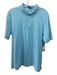 Polo Size L Blue Cotton Polo Men's Short Sleeve Blue / L