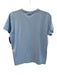 Ganni Size M Blue Cotton Short Sleeve Logo T Shirt Top Blue / M