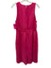 J Crew Size M Magenta Viscose Blend Elastic Waistband U Neck Sleeveless Dress Magenta / M