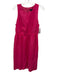 J Crew Size M Magenta Viscose Blend Elastic Waistband U Neck Sleeveless Dress Magenta / M