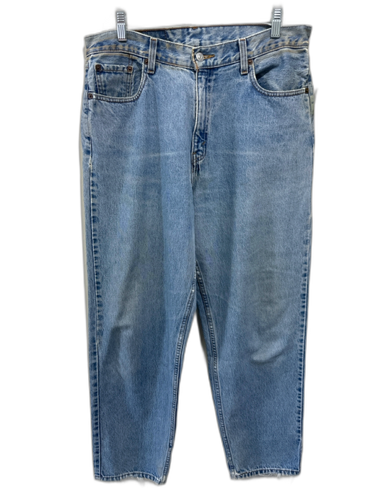 Levis AS IS Size Est 34 Medium Wash Cotton Solid Jean Men's Pants Medium Wash / Est 34