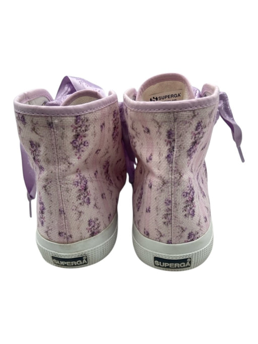 Superga x LoveShackFancy Shoe Size 40 Pink, Purple, White Canvas High Top Shoes Pink, Purple, White / 40