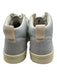 Veja Shoe Size 9 Light Blue Leather Fabric Block lace up High Top Sneaker Shoes Light Blue / 9