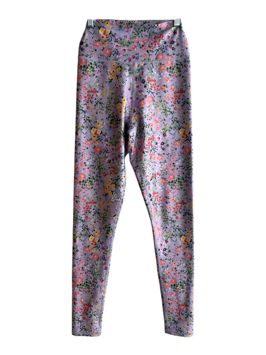 Alice & Olivia Size XS Lavender & Multi Polyester Wide Waist Band Leggings Lavender & Multi / XS