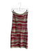 Farm Rio Size Medium Pink, Brown & Cream Polyester Blend Strapless Bow Tie Dress Pink, Brown & Cream / Medium
